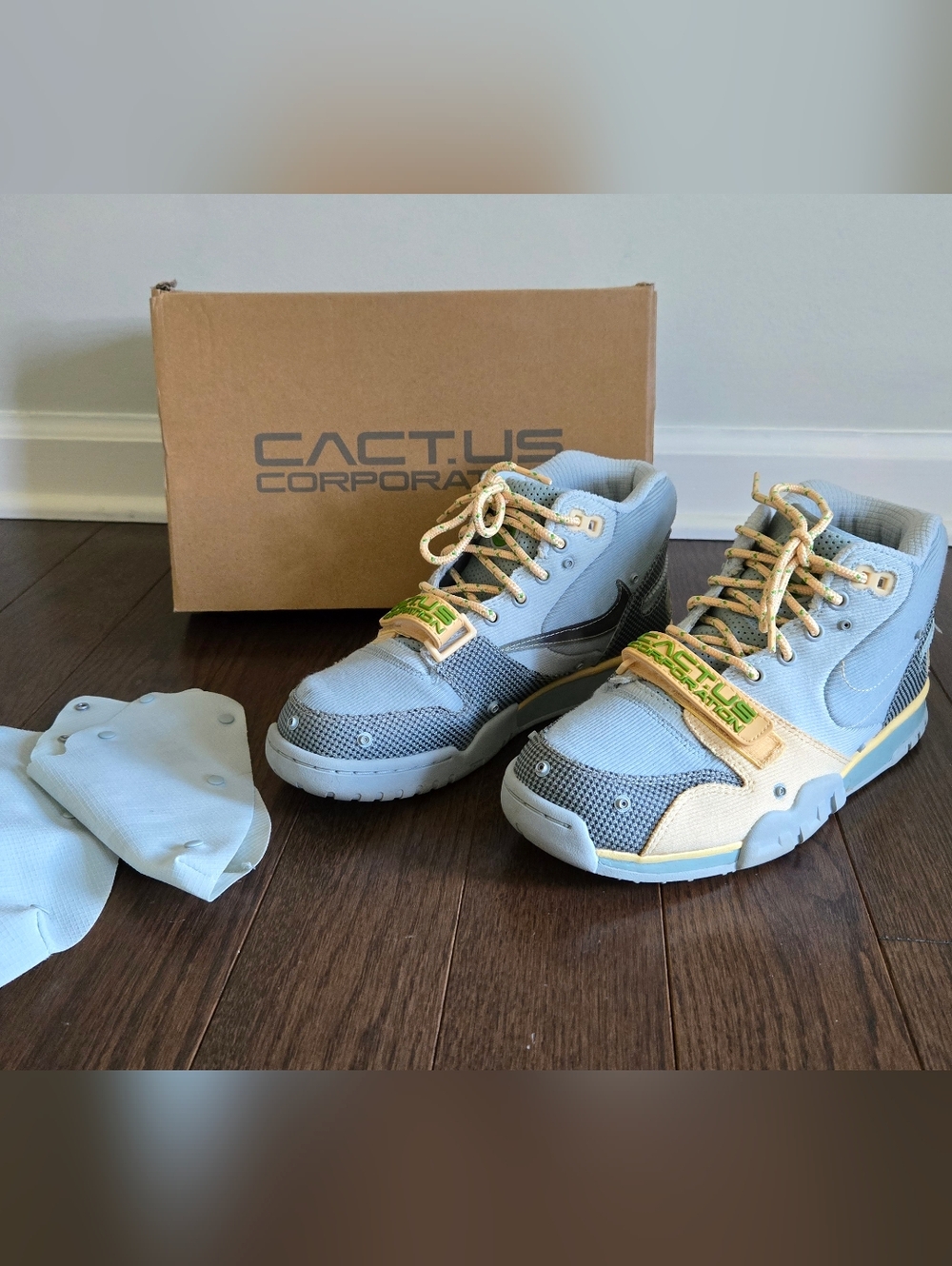 Nike x Travis Scott Air Trainer 1 CJ Grey Haze DR7515-001 Size 5.5